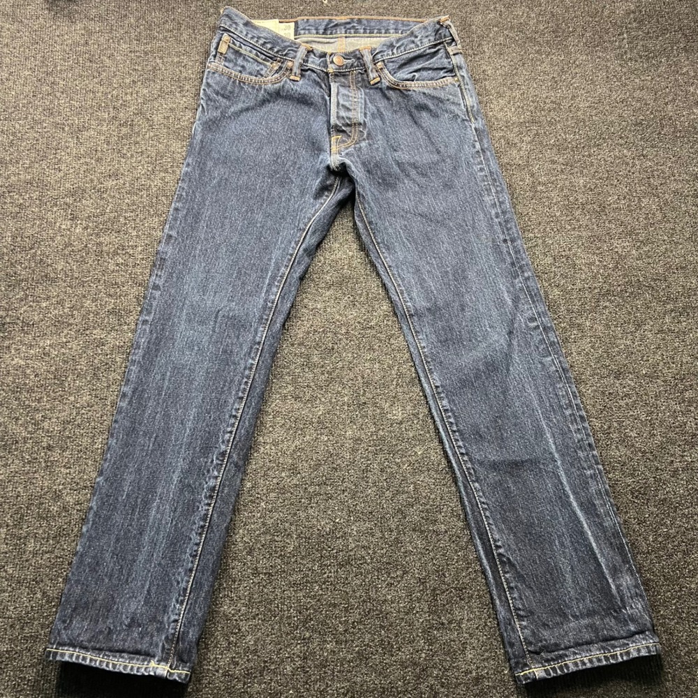 Abercrombie & Fitch Rollins Low Rise Skinny Jeans Mens 30x30 Dark Wash Blue